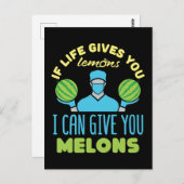 Carte Postale Chirurgien Plastique Drôle Si La Vie Vous Donne De (Devant / Derrière)