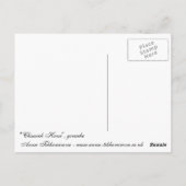 Carte Postale Chiswick House (Dos)