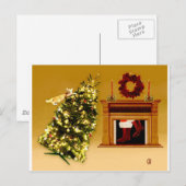 Carte Postale Chite d'arbre en chute (Devant / Derrière)