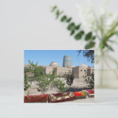 Carte Postale Chiwa, Khiva Blick zum Kalta-Minor-Minarett (Debout devant)