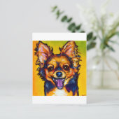 Carte Postale Chiwawa (long sable de manteau) (Debout devant)