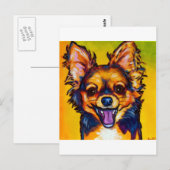 Carte Postale Chiwawa (long sable de manteau) (Devant / Derrière)