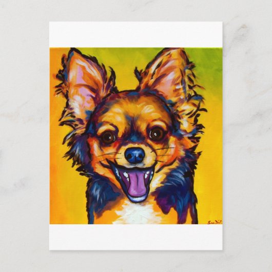 Carte Postale Chiwawa (long sable de manteau) (Devant)