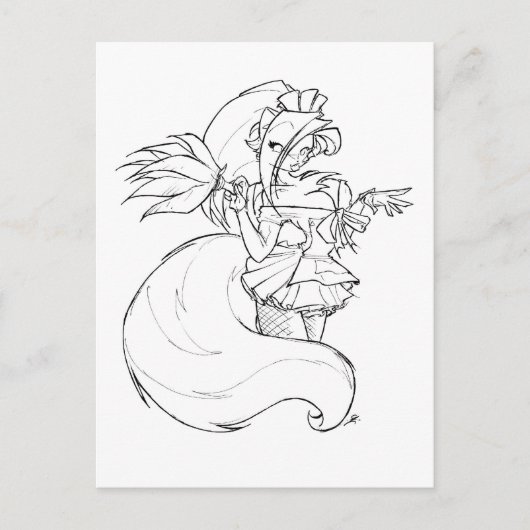 Carte Postale Chloe Maid (Devant)