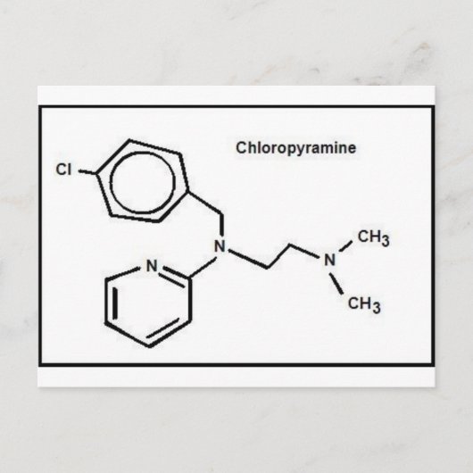 Carte Postale Chloropyramine (Devant)