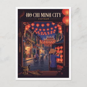 Carte Postale Cho Lon Chinatown rues des lanternes Ho Chi Minh-V