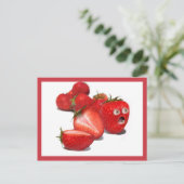 Carte Postale Choc de fraise (Debout devant)