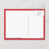 Carte Postale Choc de fraise (Dos)