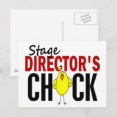 Carte Postale Choc du directeur de scène (Devant / Derrière)