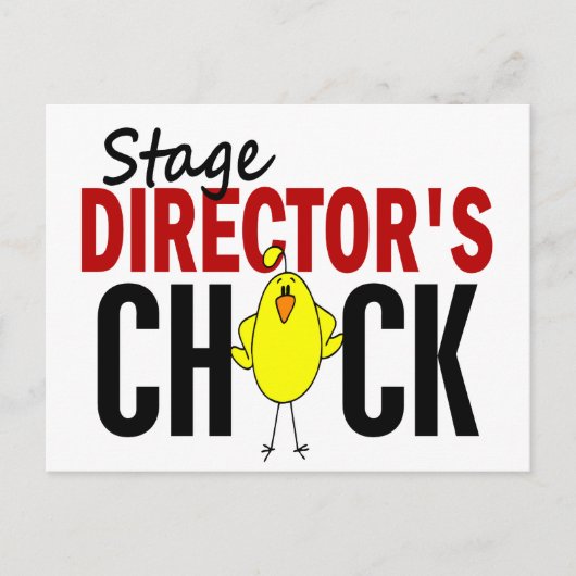 Carte Postale Choc du directeur de scène (Devant)
