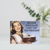 Carte Postale Chocolat (Debout devant)