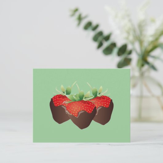 Carte Postale Chocolat (Debout devant)