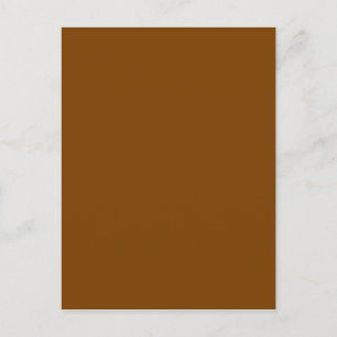 Carte Postale Chocolat Brown couleur solide