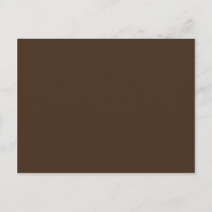Carte Postale Chocolat Brown - Tronc Arbre foncé Couleur Brown s