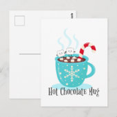 Carte Postale Chocolat chaud (Devant / Derrière)
