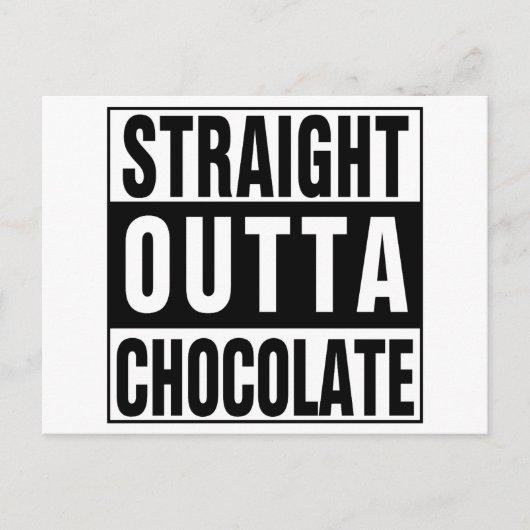 Carte Postale Chocolat chaud (Devant)