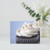 Carte Postale Chocolat cupcakes Vanilla Frosting (Debout devant)