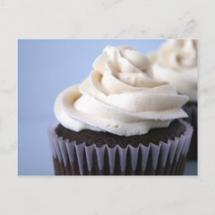 Carte Postale Chocolat Cupcakes Vanille Froid