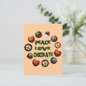 CARTE POSTALE CHOCOLAT D'AMOUR DE PAIX (Debout devant)