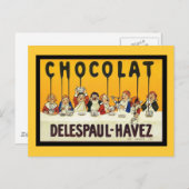 Carte Postale Chocolat Delespaul Havez (Devant / Derrière)