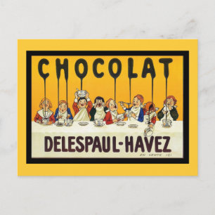 Carte Postale Chocolat Delespaul Havez