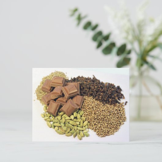 Carte Postale Chocolat et épices (Debout devant)