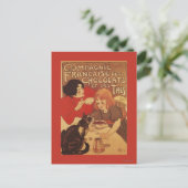Carte Postale Chocolat et mère et fille du thé Co (Debout devant)