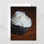 Carte postale chocolat et vanille Cupcake (Devant / Derrière)