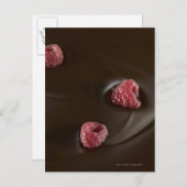 Carte Postale chocolat framboise (Devant / Derrière)
