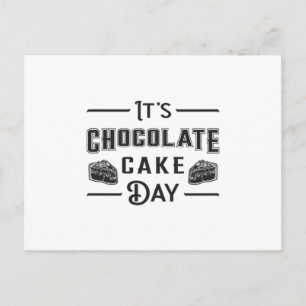 Carte Postale Chocolat Gâteau Jour Cacao Candy Aimer Sweet Cadea