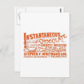 Carte Postale Chocolat Instantané ! (Devant / Derrière)