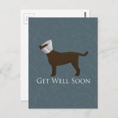 Carte Postale Chocolat Lab Se Bien Bientôt Conception (Devant / Derrière)