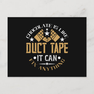 Carte Postale Chocolat - Le Chocolat Est Comme Une Bande Ducale