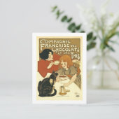 Carte Postale Chocolat Publicité Vintage (Debout devant)