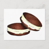 Carte Postale Chocolat Whoopie Pies Pie Maine PA Dutch Foody (Devant)