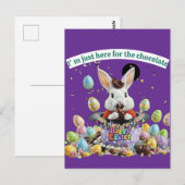 Carte Postale Chocolate Lover Easter (Devant / Derrière)