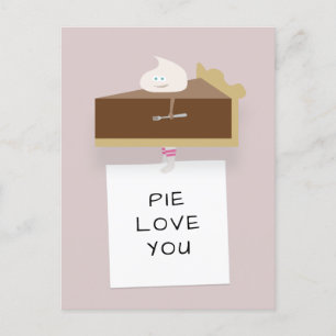 Carte Postale Chocolate pie