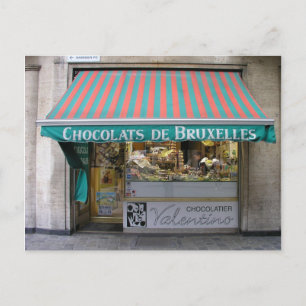 Carte Postale Chocolatier, Bruxelles, Belgique