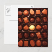CARTE POSTALE CHOCOLATS BELGES (Devant / Derrière)