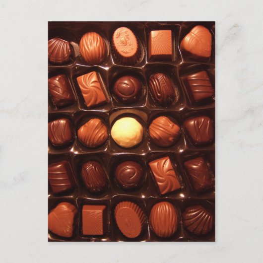 CARTE POSTALE CHOCOLATS BELGES (Devant)
