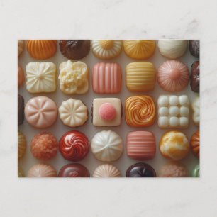 Carte Postale Chocolats de chocolat de la Saint-Valentin