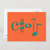 Carte Postale choeur (Devant / Derrière)