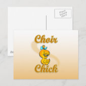 Carte Postale Choir Chick (Devant / Derrière)
