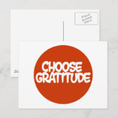 Carte Postale Choisir Gratitude (Devant / Derrière)