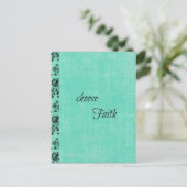 Carte Postale Choisir l'inspiration de la foi (Debout devant)