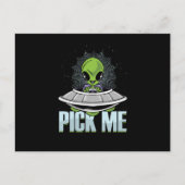 Carte Postale Choisir moi Alien enlèvement Aliens OVNI Extraterr (Devant)