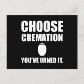 Carte Postale Choisissez Cremation que vous avez appelée (Devant)