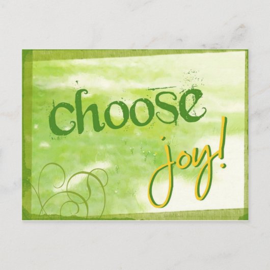 Carte Postale Choisissez Joy (Devant)
