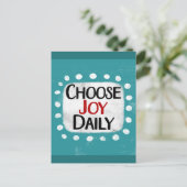 Carte Postale Choisissez Joy Daily Postcard (Debout devant)