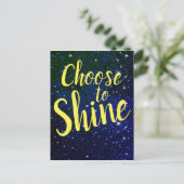Carte Postale Choisissez Shine Stars Cosmos (Debout devant)